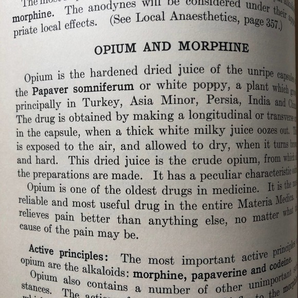 Medical Book Antique Medical Textbook of Materia Medica by A S Blumgarten MD - Picture 6 of 8